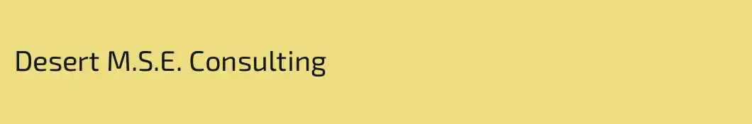 Desert M.S.E. Consulting